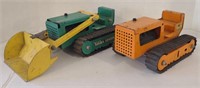 Vtg. Tonka Green Loader (12"×5"×4") & Tonka