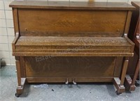 Miessner Piano Co of Milwaukee upright piano.