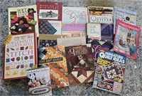 Lot of Quilting/Needlework Books