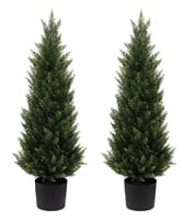 Pair of 3FT Cedar Potted Plants