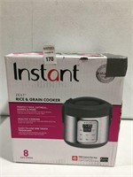 INSTANT RICE & GRAIN COOKER 8 CUPS COOKED