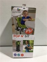 SUMMER POP N SIT PORTABLE BOOSTER SEAT 37LBS