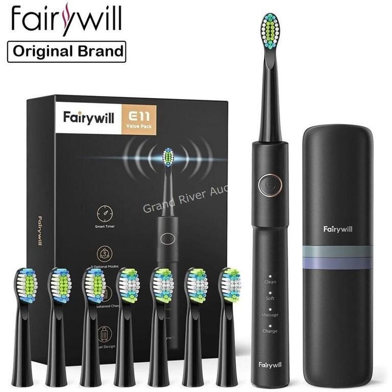 Fairywill E11 Sonic Electric Toothbrush Value Pack