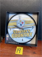 new 2009 Steelers Country clock