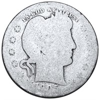 1905-O Barber Silver Quarter NICELY CIRCULATED