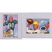 (2) 1951 Bowman Football Cards