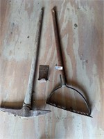 Weed Whacker, Pick Axe, & Splitting Wedge