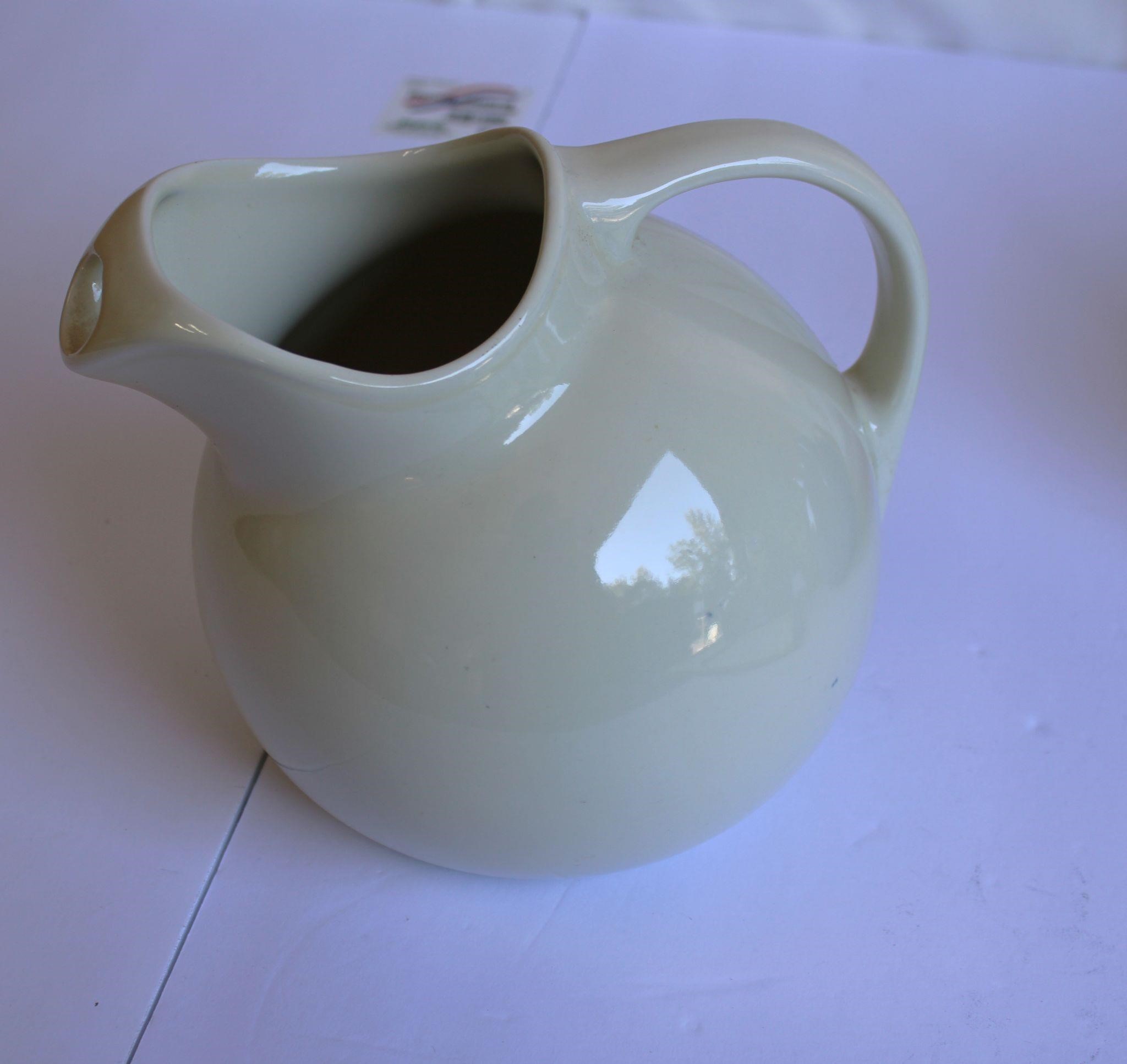 Hall Pottery Ball Pitcher