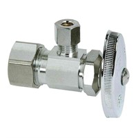 $9  1/2 in Inlet x 1/4 in Outlet Angle Valve