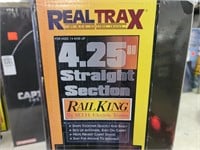 RealTrax by MTH 5 pcs 4.25" Straight sections New