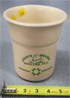 John Deere Stoneware Vase/ Utensil Holder