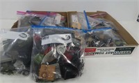 2 Trays of GI Joe / Army Toys Parts & Accessories