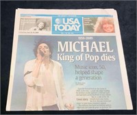 USA Today Newspaper June 26th-28th 2009 Michael Ja