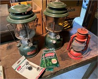 Vintage Coleman Lantern 220F Lot & Others