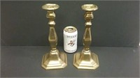 Two Brass Candle Sticks