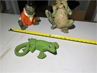 FROG AND LIZARD LAWN DECOR