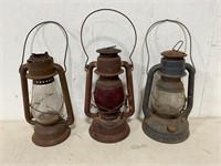 Lot of Old Lanterns