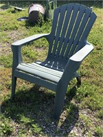 Plastic Outdoor Chair. Bidding on one times the
