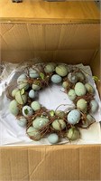 Easter egg wreath