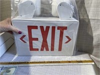 LED EXIT Sign / Emergency Light Combination