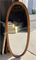 Large oval wall mirror 48in x 20in