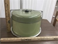 Vintage Metal Cake Carrier