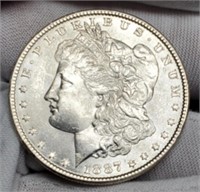 1887 Morgan Silver Dollar