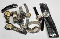 10 Men's Watches, 3 Are New