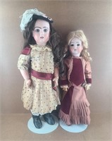 Vtg K&R German Doll & Vtg Doll