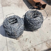 2- Rolls of Braided barbed wire