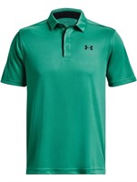 Under Armour Small Birdie Green Tech Polo