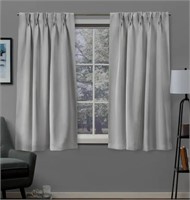 Two Sets of 52x63" Curtains