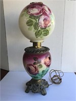 Antique Rose Banquet Lamp