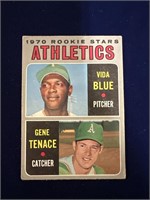 TOPPS 1970 ROOKIE STARS VIDA BLUE AND GENE