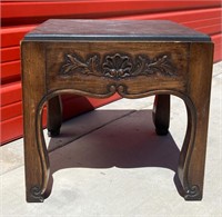 Drexel Nouveau Inspired Granite Top End Table