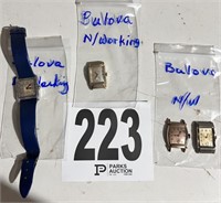 4 Vintage Bulova Watches