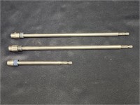 (3) QUICK CONNECT DRILL BIT EXTENSIONS
