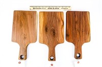 3-Walnut Cutting Boards 14" x 7"