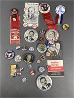 Vintage Political Pin Lot