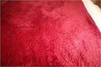 MARTHA STEWART EVERYDAY 56X117" RED BLANKET $25