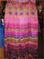 Beautiful Ethnic Print Full Length Skirt