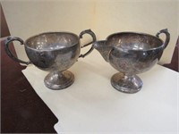 Sterling Silver Creamer & Sugar