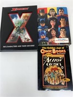 X-Men, DC Action Figure Active & Golden Age Books