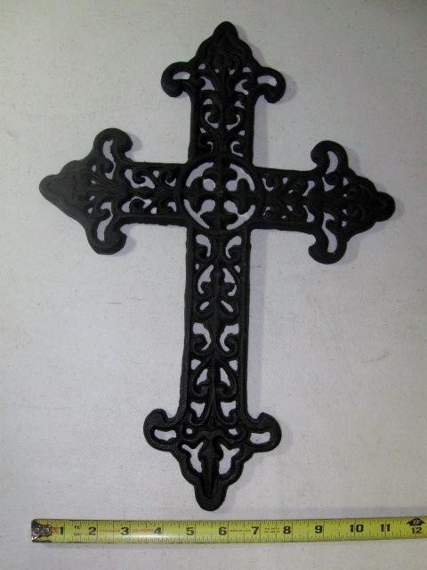 Cast Iron Cross 12" x 17"