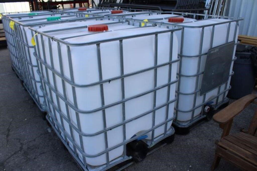 (2) Poly Tote Tanks, Approx. 200 Gal.