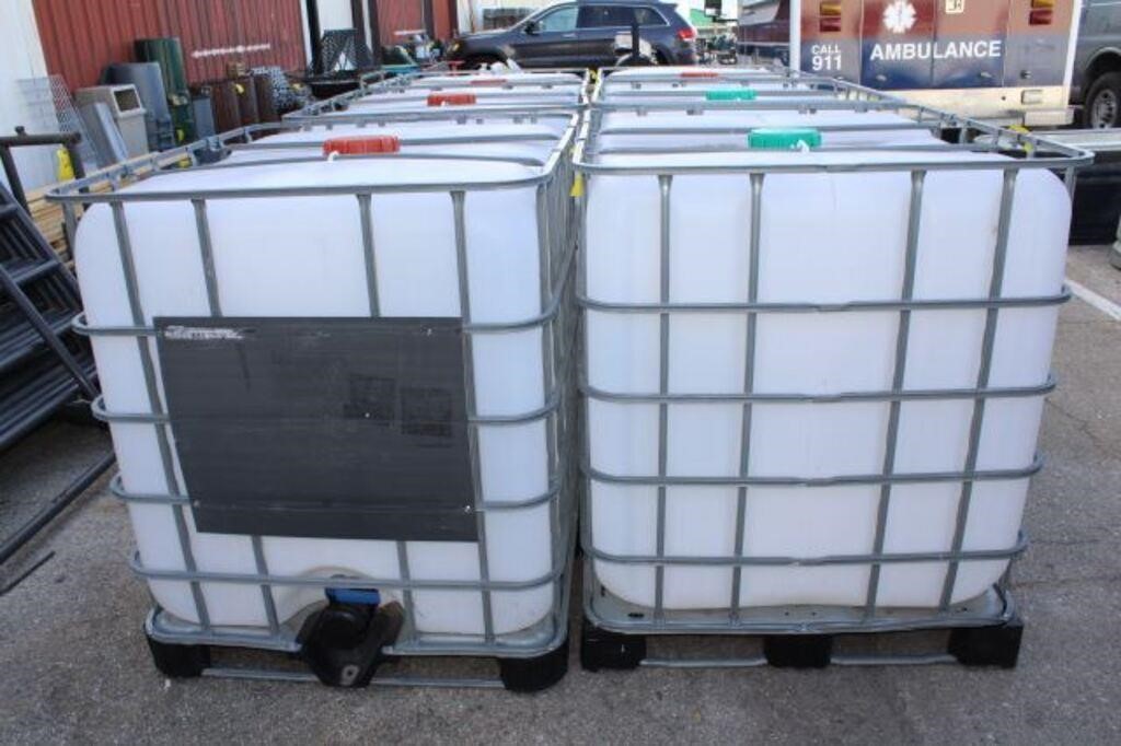(2) Poly Tote Tanks, Approx. 200 Gal.