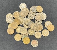 50 Indian Head Pennies