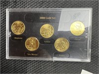 2008 Quarters Gold Set