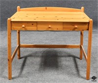 Wood Desk w/3 Drawers