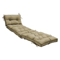QILLOWAY Indoor/Outdoor Chaise Lounge Cushion with